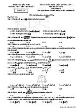 Đề thi kiểm định chất lượng lần 1 môn Toán Lớp 12 - Mã đề 485 - Năm học 2019-2020 - Trường THPT Yên Phong số 2